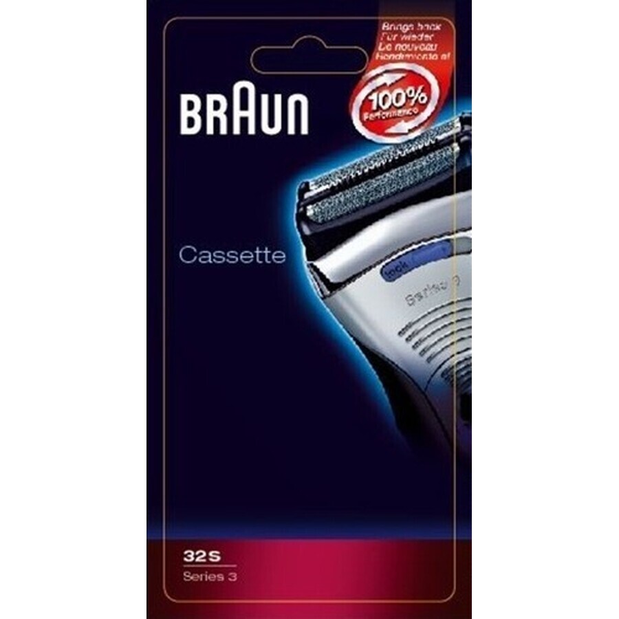 BRAUN CombiPack Series3 - 32S - reservemesjes 1×1 st, reservemesjes