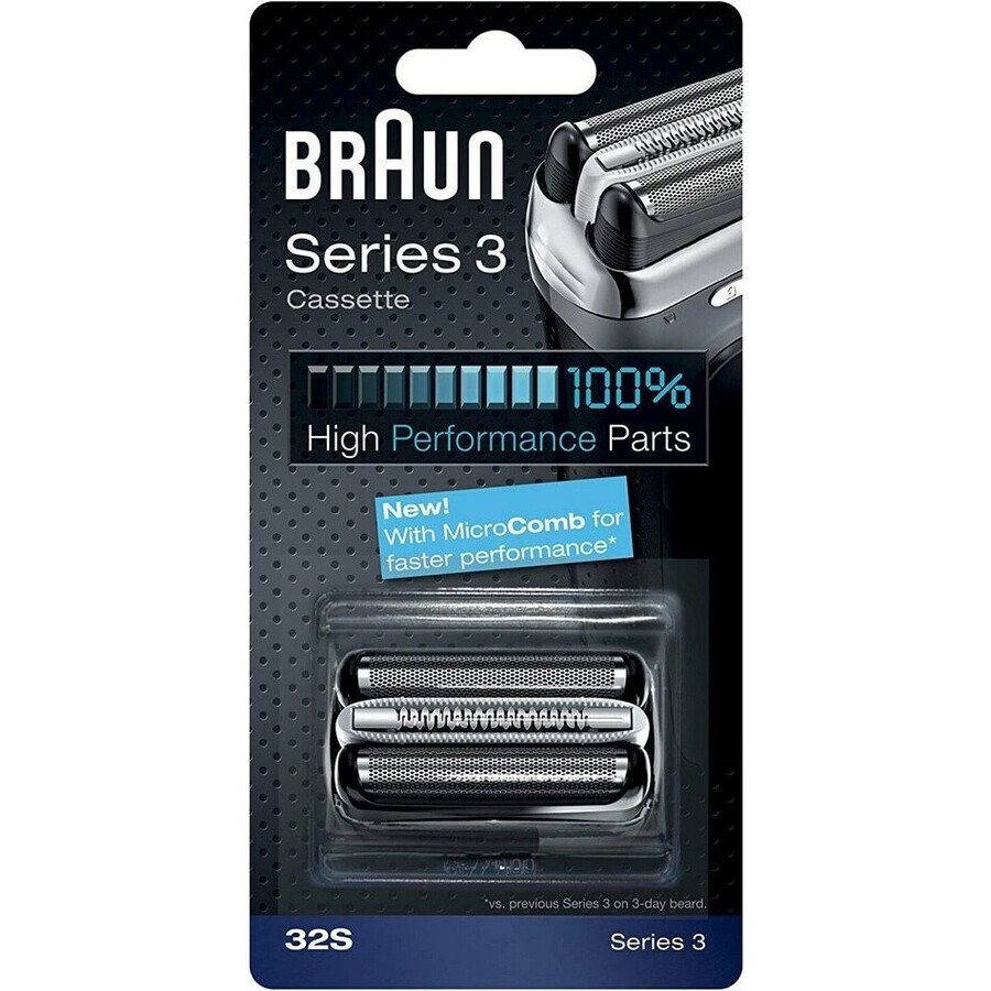 BRAUN CombiPack Series3 - 32S - reservemesjes 1×1 st, reservemesjes