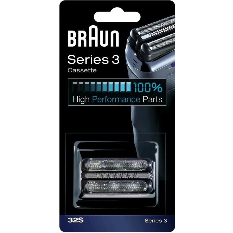 BRAUN CombiPack Series3 - 32S - reservemesjes 1×1 st, reservemesjes