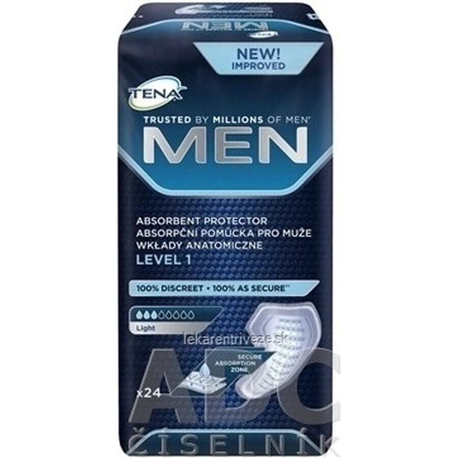 TENA Men Level 1 1×24 incontinence pads for men