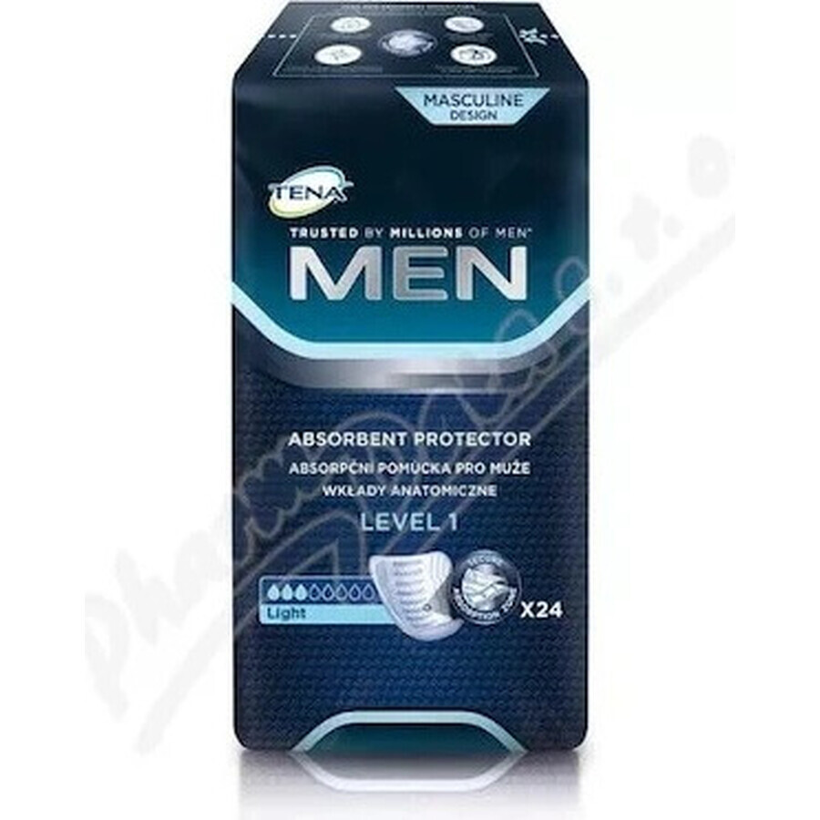 TENA Men Level 1 1×24 incontinence pads for men