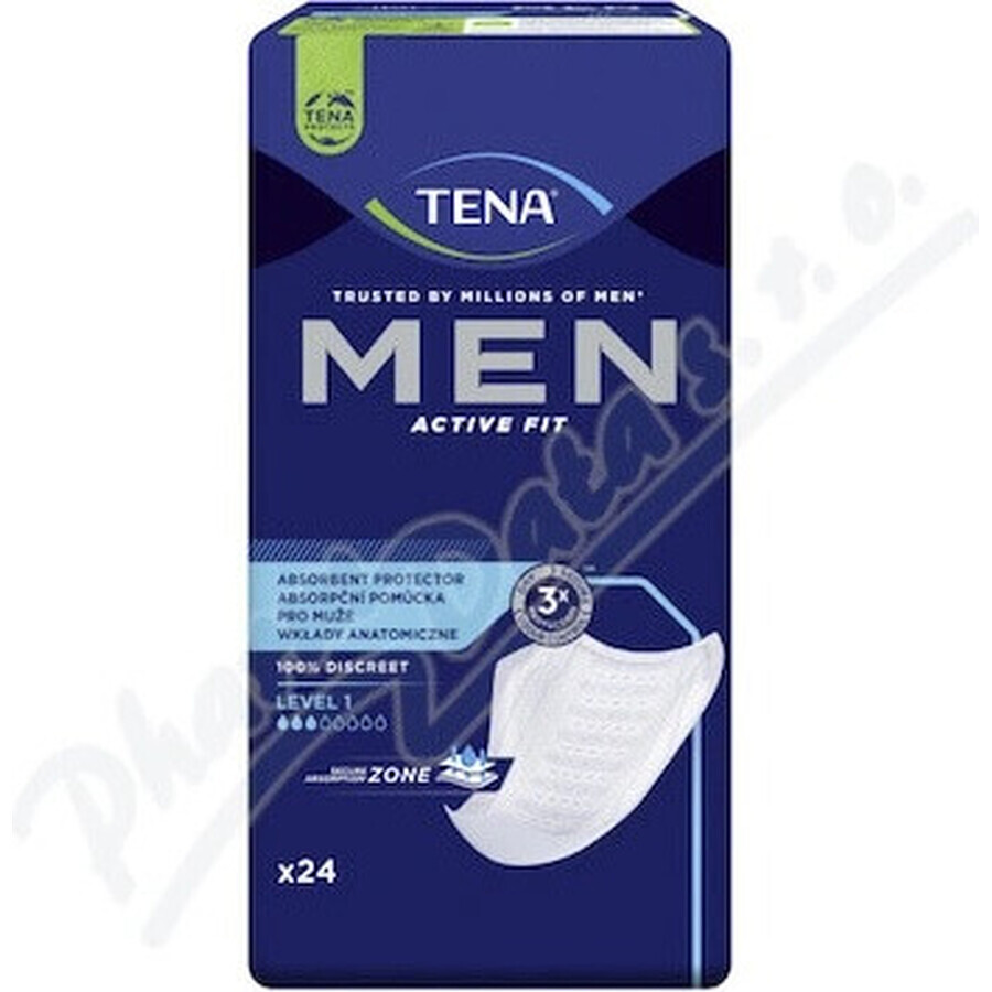 TENA Men Level 1 1×24 incontinence pads for men