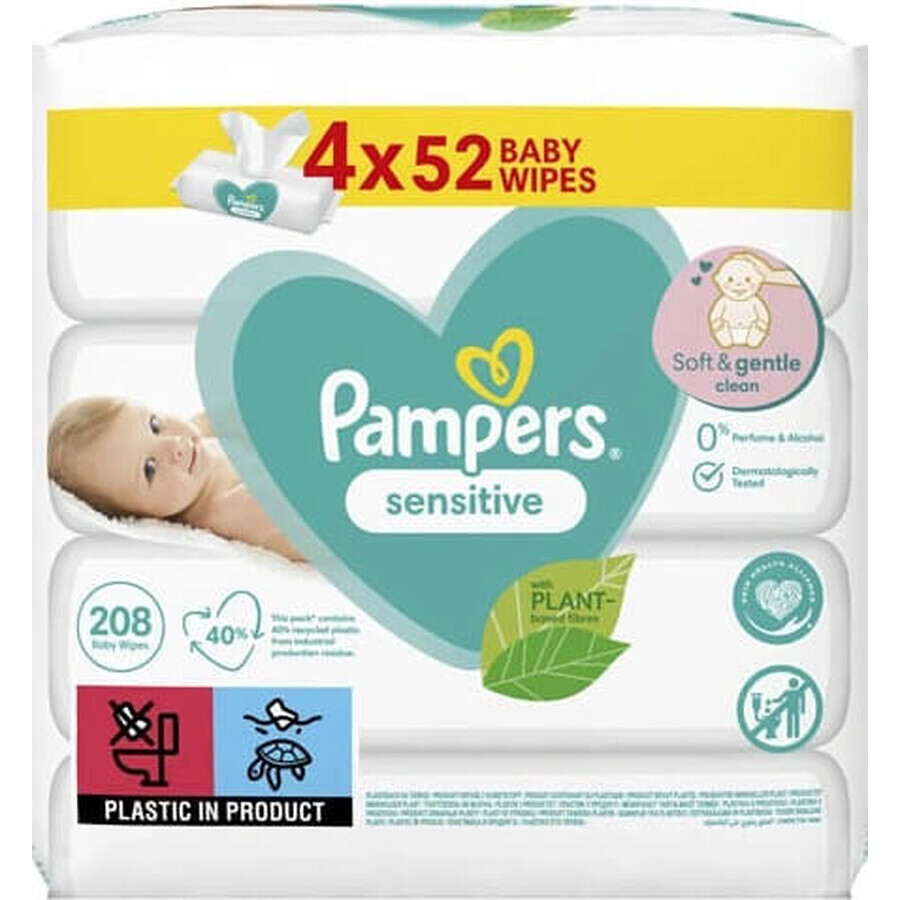 PAMPERS HARMONIE HARMONIE PROTECT&CARE WIPES 396KS 396KS 1×396 pcs, wet wipes