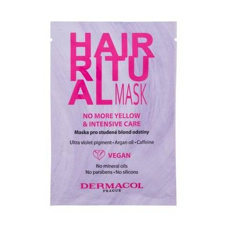 Dermacol HAIR RITUAL Mascarilla para tonos rubios fríos 1×15 ml