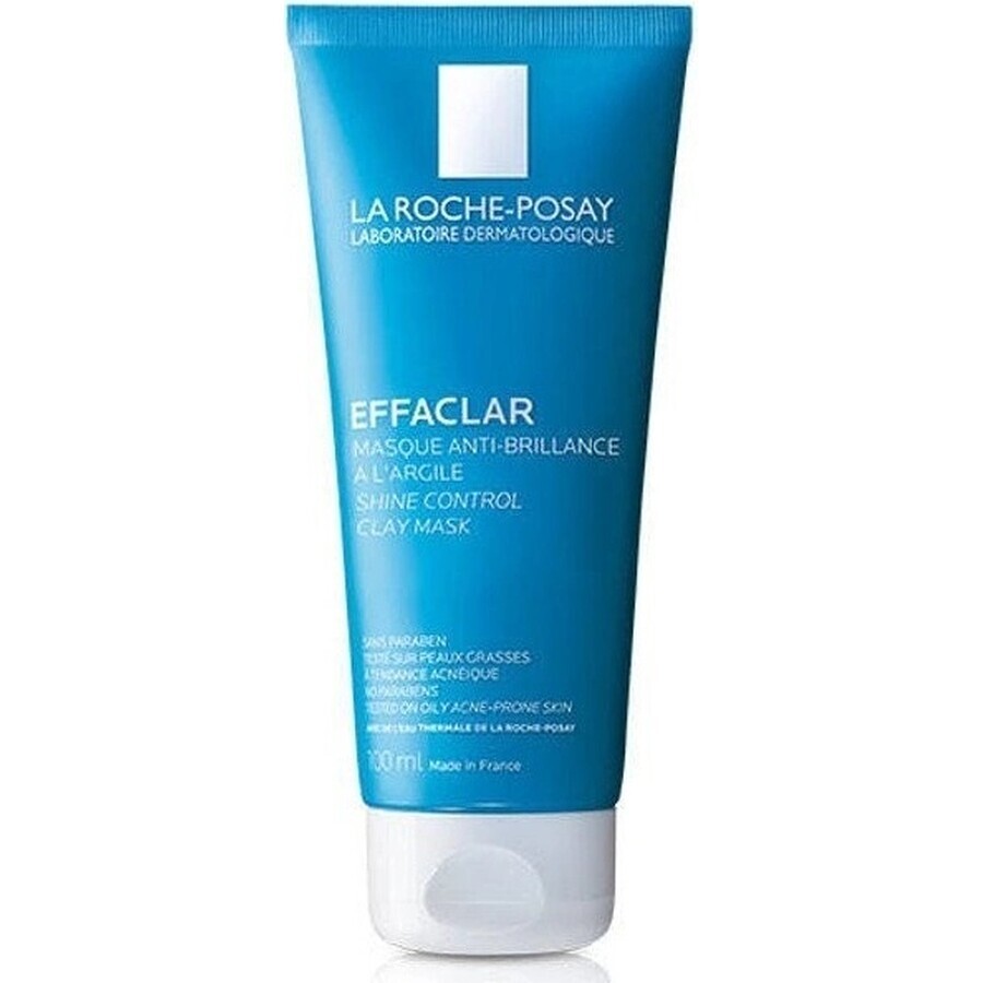 LA ROCHE-POSAY Maschera detergente confondente per il controllo del sebo e la pulizia dei pori 100 ml 1×100 ml, maschera detergente