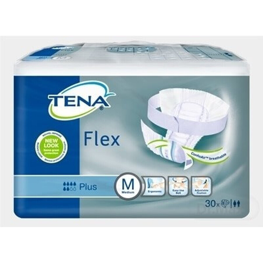 TENA Flex Plus M 1×30 buc, chiloți pentru incontinență cu talie cu eliberare rapidă