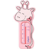 BABYONO Roze giraffe waterthermometer 1×1 stuk