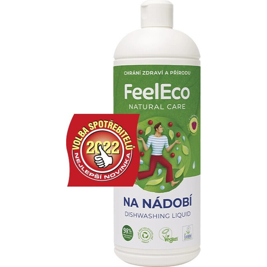 Feel Eco Dish, groente- en fruitafwasmiddel 1 liter 1×1000 ml, afwasmiddel