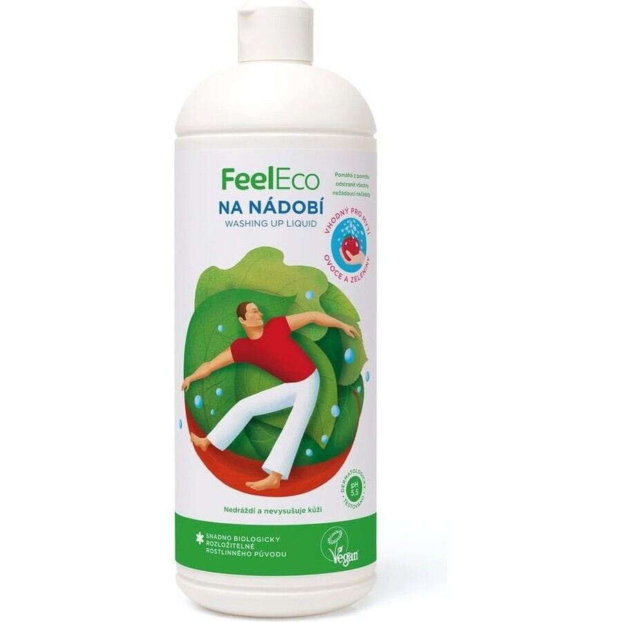 Feel Eco Dish, groente- en fruitafwasmiddel 1 liter 1×1000 ml, afwasmiddel