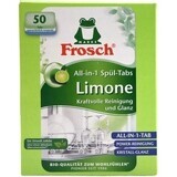 Frosch ECO Tablete pentru mașina de spălat vase all in 1 Lemon 1×50 buc, tablete pentru mașina de spălat vase