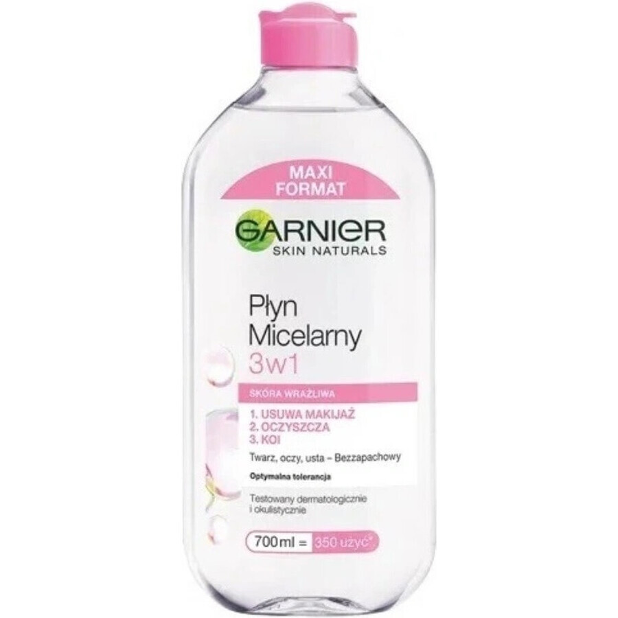 Garnier Micellar Water 3in1 1×700 ml, eau micellaire