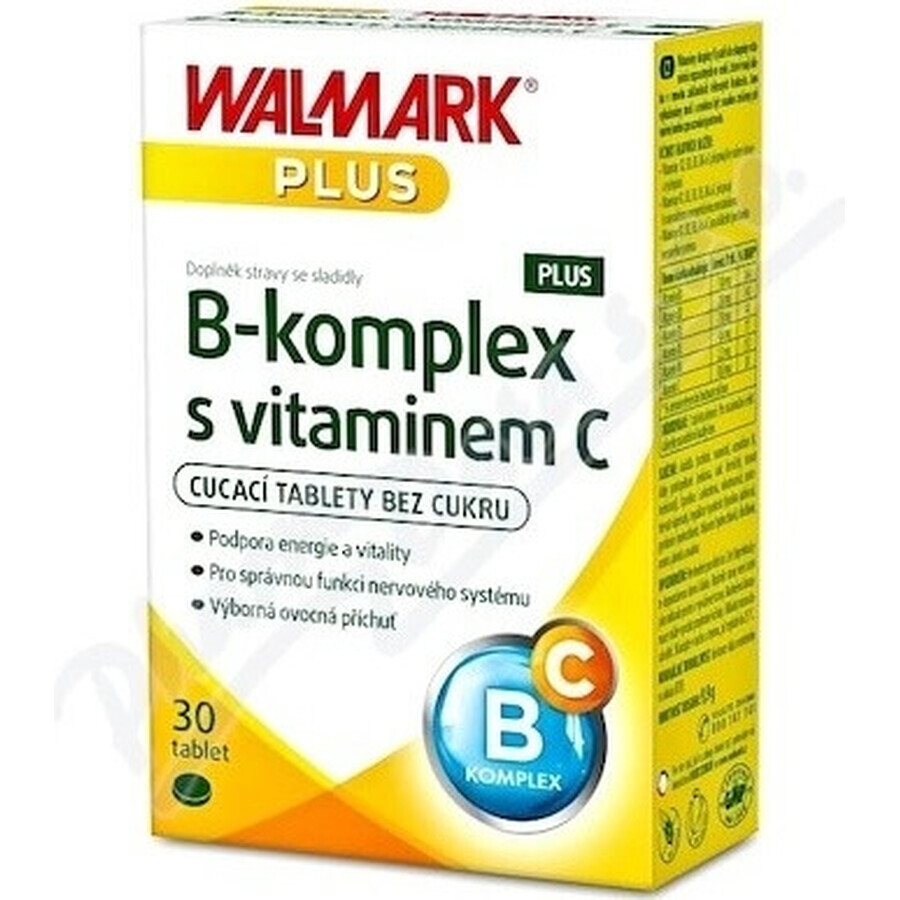 WALMARK B-complex PLUS con vitamina C tbl (confezione innovativa 2018) 1x30 pz.