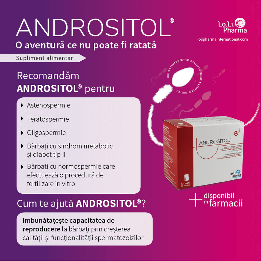 Andrositol, 30 sachets, Lo. Li. Pharma