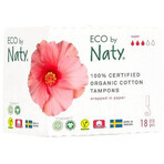 ECO BY NATY Tampons voor vrouwen (18 stuks) - super 1×18 stuks