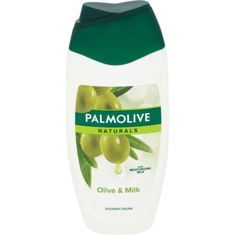 Gel de duș Palmolive Nat.Olive Milk 1×250 ml, hidratare și hrănire a pielii