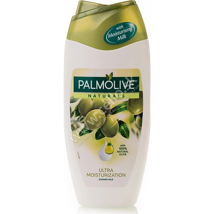 Gel de duș Palmolive Nat.Olive Milk 1×250 ml, hidratare și hrănire a pielii