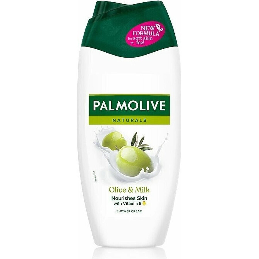 Gel de duș Palmolive Nat.Olive Milk 1×250 ml, hidratare și hrănire a pielii