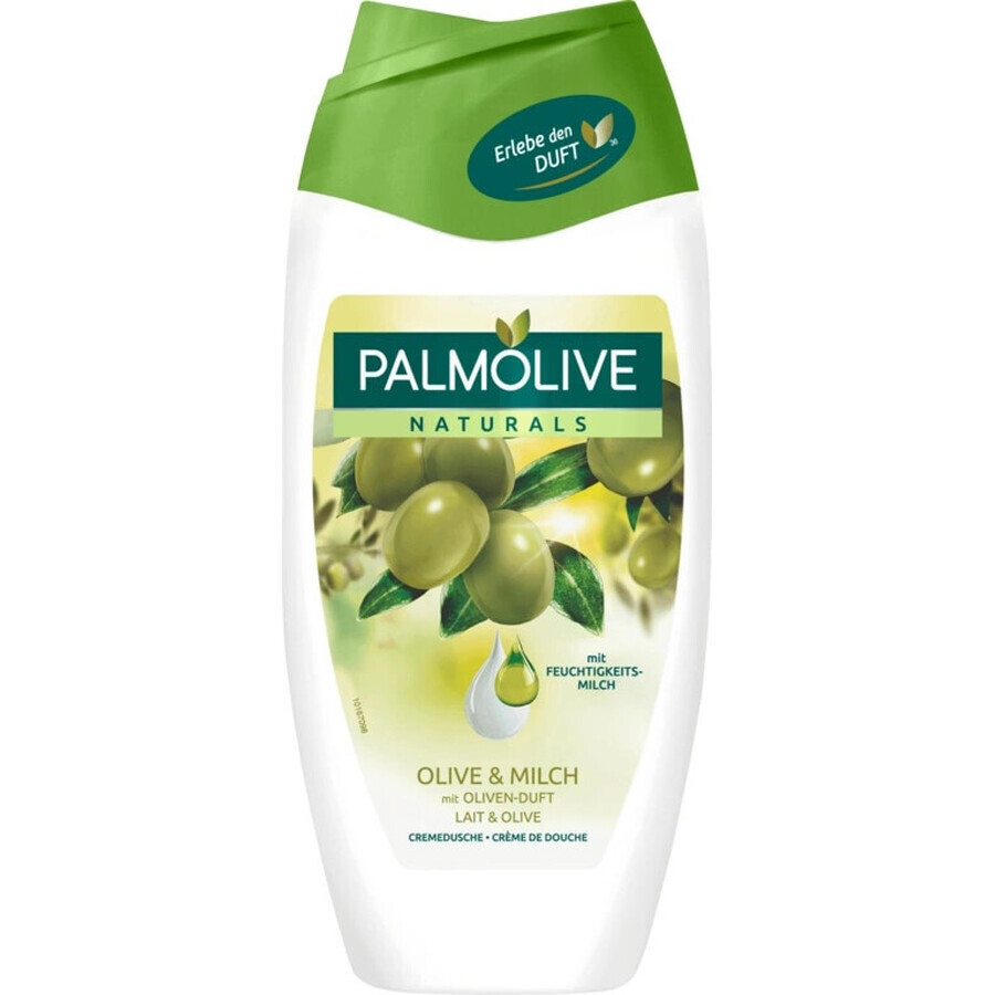 Gel de duș Palmolive Nat.Olive Milk 1×250 ml, hidratare și hrănire a pielii