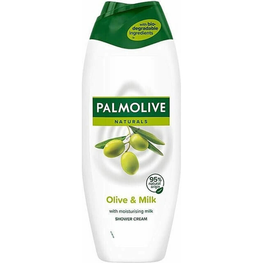 Gel de duș Palmolive Nat.Olive Milk 1×250 ml, hidratare și hrănire a pielii