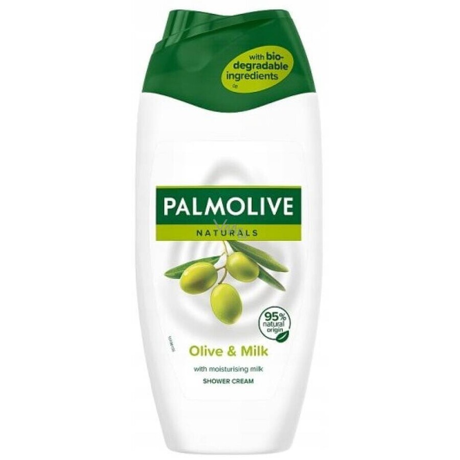 Gel de duș Palmolive Nat.Olive Milk 1×250 ml, hidratare și hrănire a pielii