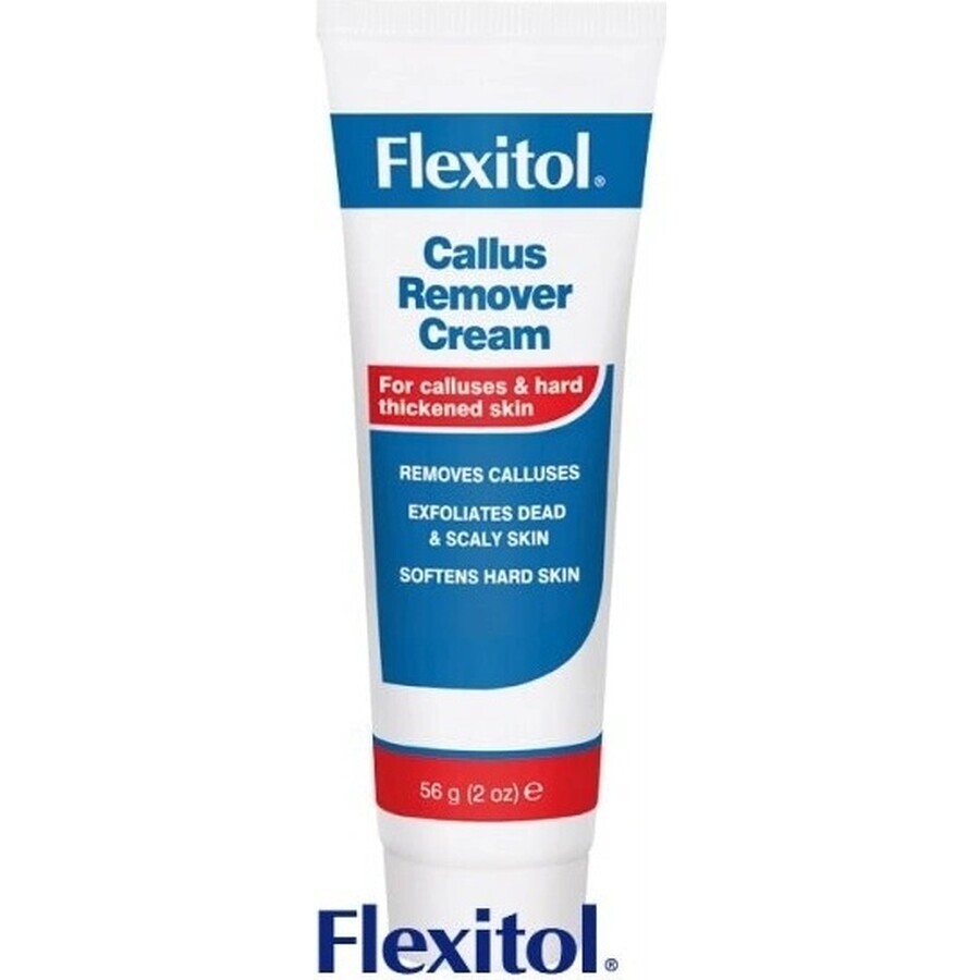 FLEXITOL CALLUS voor blaren en gerimpelde huid 1×56 g, verwijdering van blaren, dode en schilferige huid