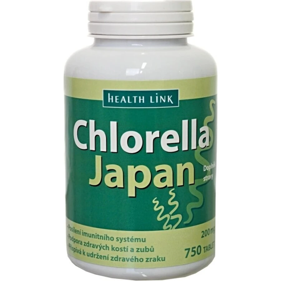 Health Link CHLORELLA JAPAN 1×750 tbl, Chlorella
