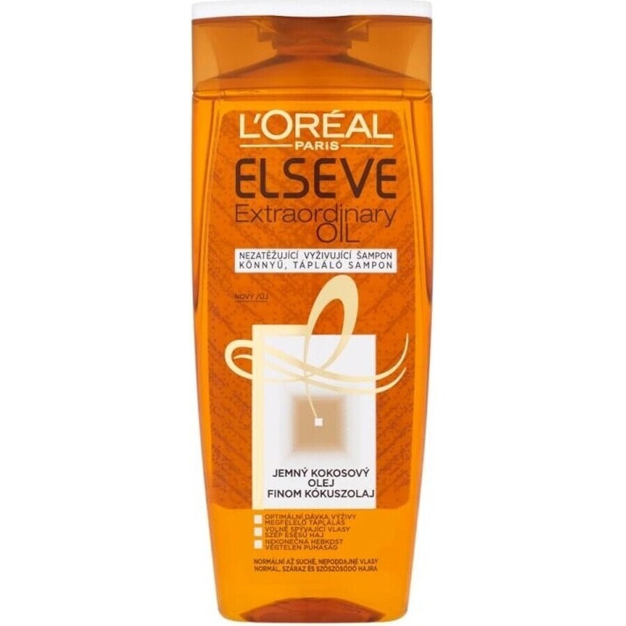 ELSEVE OLIO EXTRAORDINARIO 1×250 ml, shampoo per capelli secchi