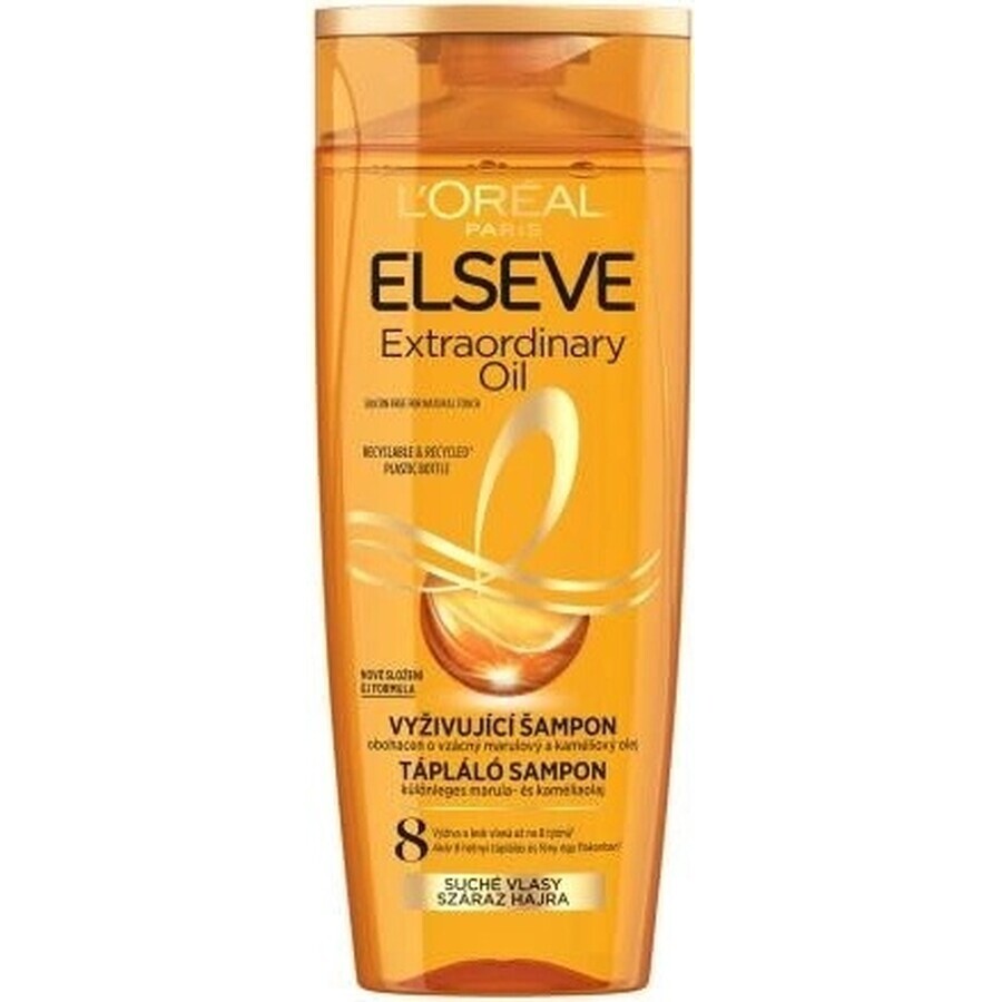 ELSEVE OLIO EXTRAORDINARIO 1×250 ml, shampoo per capelli secchi