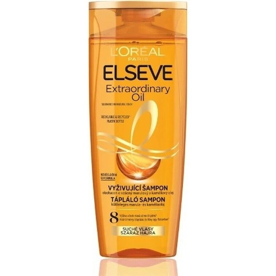 ELSEVE OLIO EXTRAORDINARIO 1×250 ml, shampoo per capelli secchi