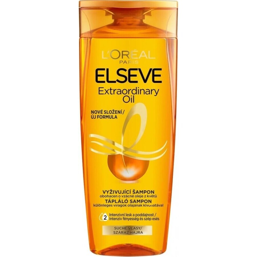 ELSEVE OLIO EXTRAORDINARIO 1×250 ml, shampoo per capelli secchi