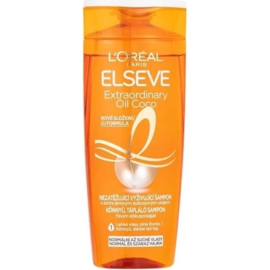 ELSEVE OLIO EXTRAORDINARIO 1×250 ml, shampoo per capelli secchi