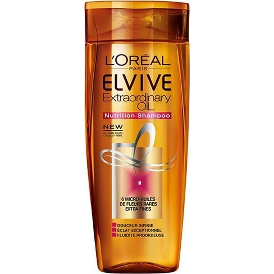 ELSEVE OLIO EXTRAORDINARIO 1×250 ml, shampoo per capelli secchi