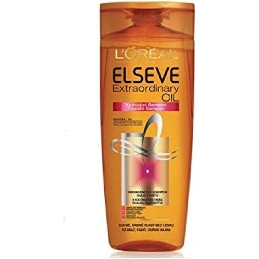 ELSEVE OLIO EXTRAORDINARIO 1×250 ml, shampoo per capelli secchi