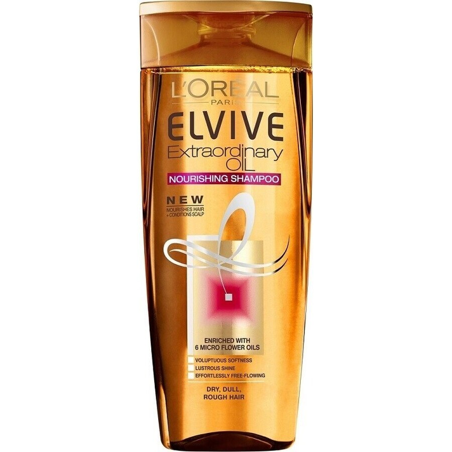 ELSEVE OLIO EXTRAORDINARIO 1×250 ml, shampoo per capelli secchi