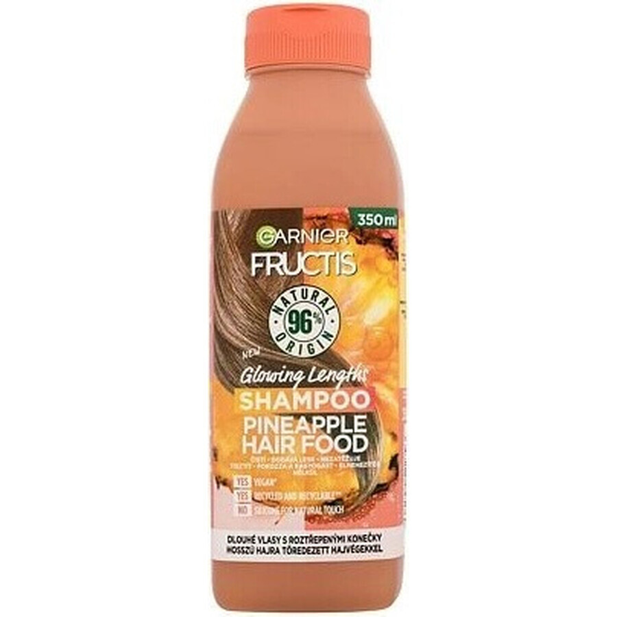 Garnier Fructis Hair Food Ananas Verhelderende shampoo voor lang haar, 350 ml 1×350 ml, Verhelderende shampoo