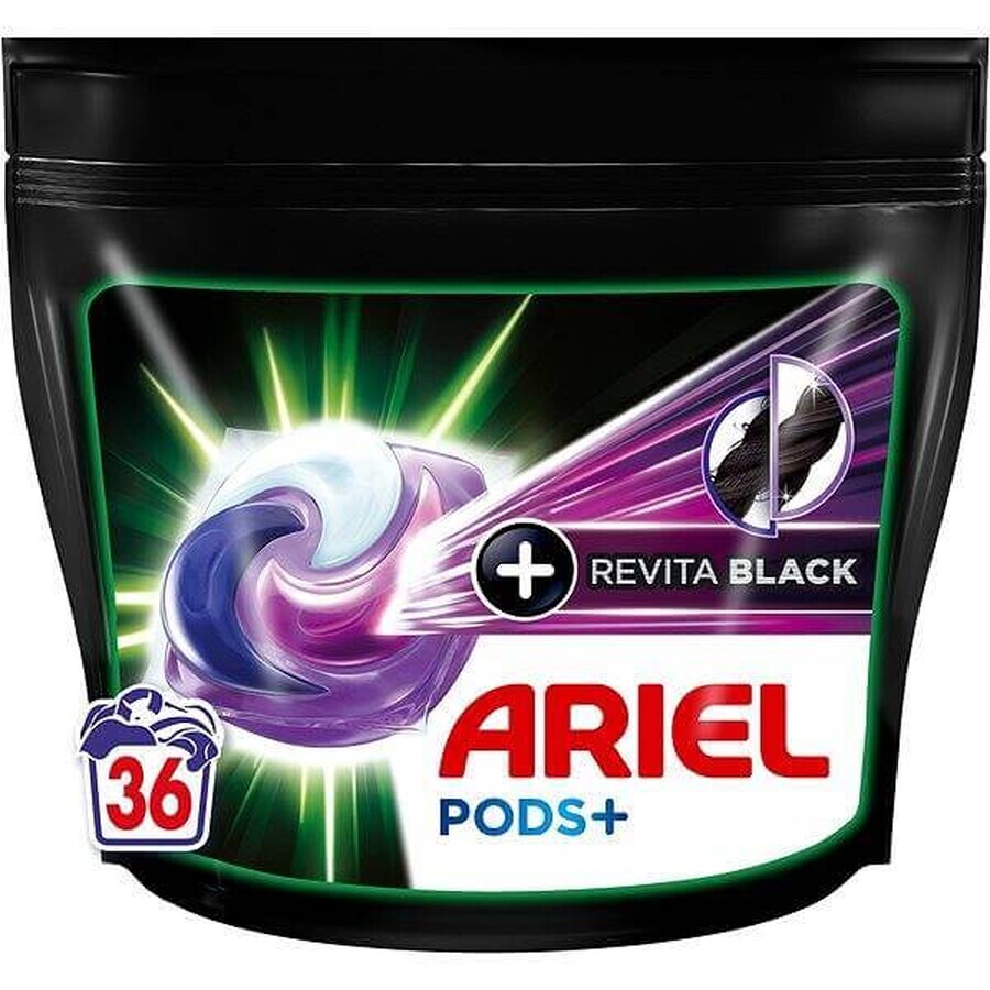 Ariel All-in-1 PODS Revita Revita All-in-1 PODS Revita Black, Wash gel capsules, 36 washes 1×36pcs, Wash gel capsules