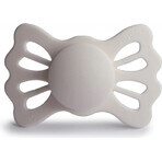 FRIGG Lucky Lucky Symmetrical Symmetrical Silicone Soother Silver Gray, +6m 1×1 pc, silicone soother