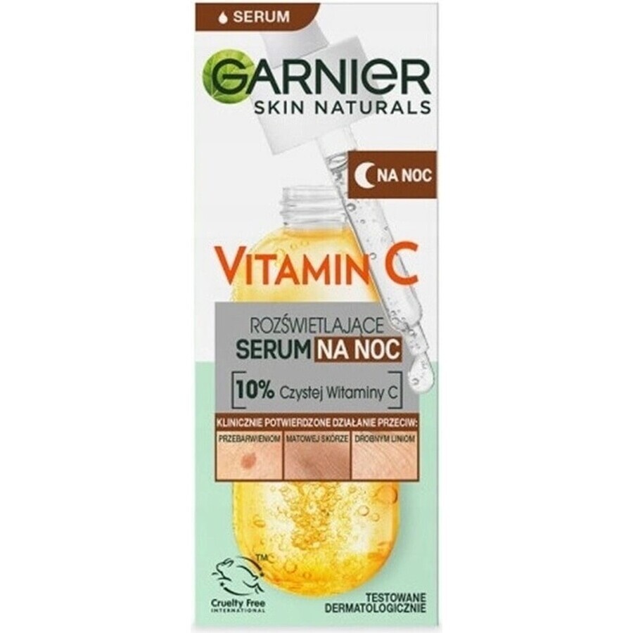 Garnier Skin Naturals Verhelderend Nachtserum met Vitamine C, 30 ml 1×30 ml, nachtserum