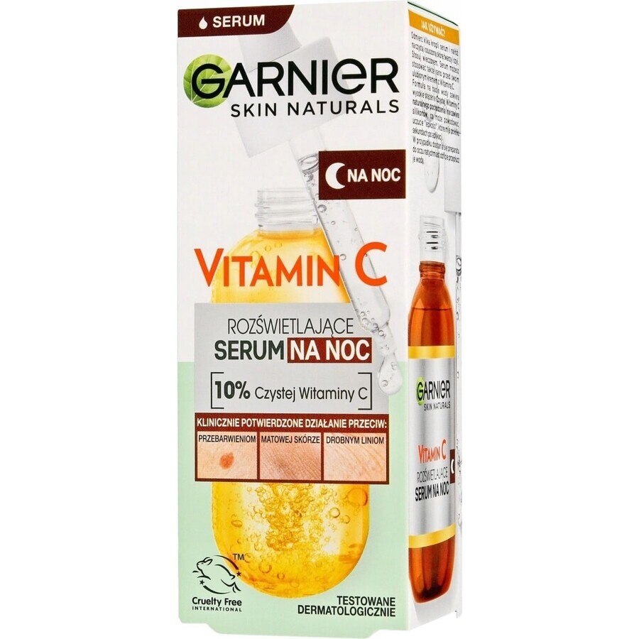 Garnier Skin Naturals Verhelderend Nachtserum met Vitamine C, 30 ml 1×30 ml, nachtserum