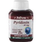 MedPharma PYRIDOXIN 20 mg (vitamine B6) 1×67 tbl, 60+7 gratis