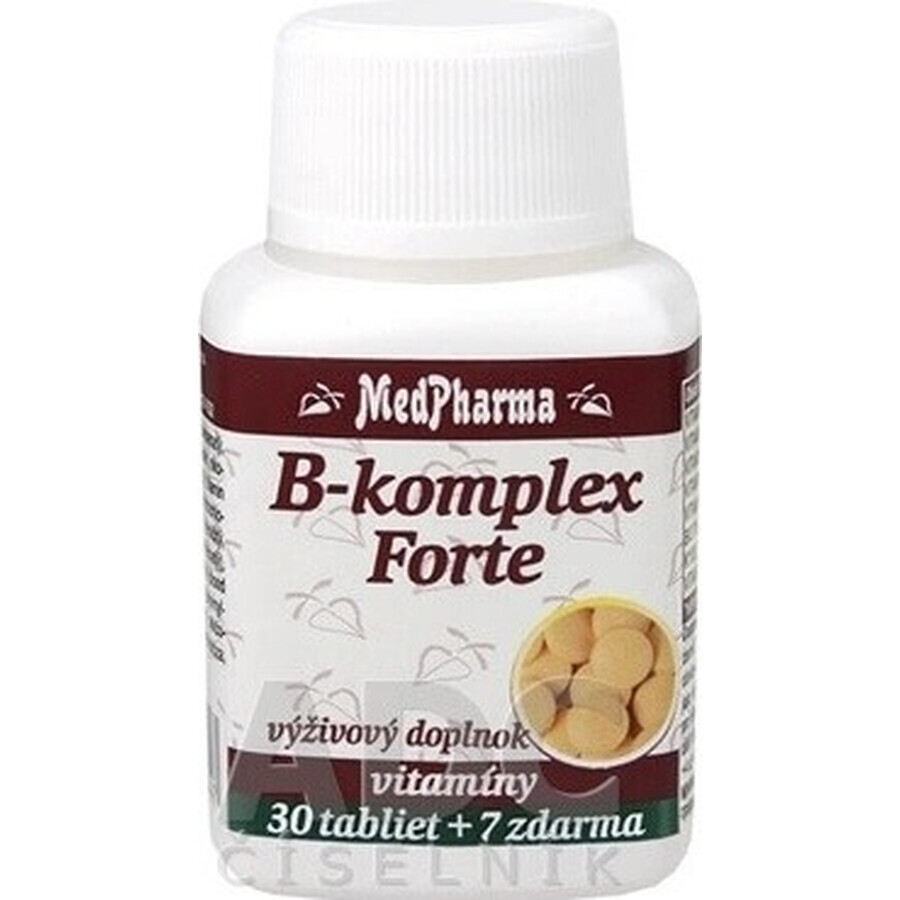 MedPharma B-complex Forte 1×37 tbl, voedingssupplement