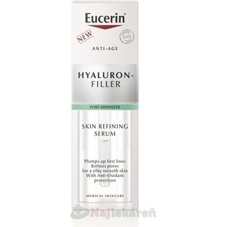 Eucerin HYALURON-FILLER Skin Refiner SERUM 1×30 ml, anti-âge, sérum affinant