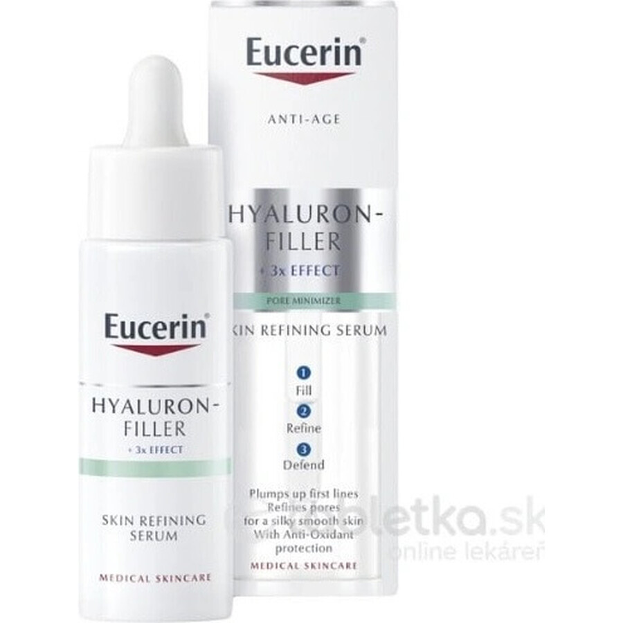 Eucerin HYALURON-FILLER Skin Refiner SERUM 1×30 ml, anti-âge, sérum affinant