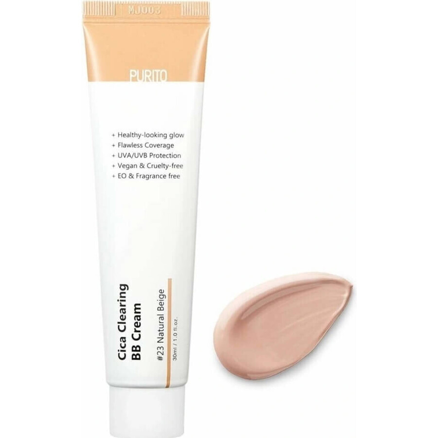 Purito Cica Clearing BB Cream Nr. 23 / Natural Beige / 30 ml 1×Nr. 23 / Natural Beige / 30 ml