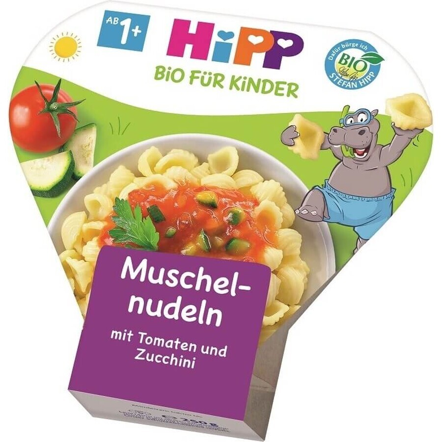 HIPP BIO Pâtes aux tomates et aux courgettes 1×250 g, aliments pour bébés