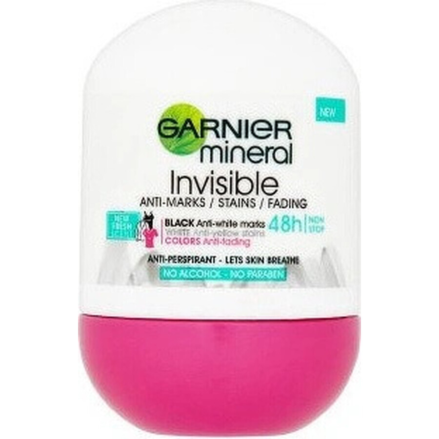 Garnier Invisible Ball Antiperspirant 1×50 ml, roll-on