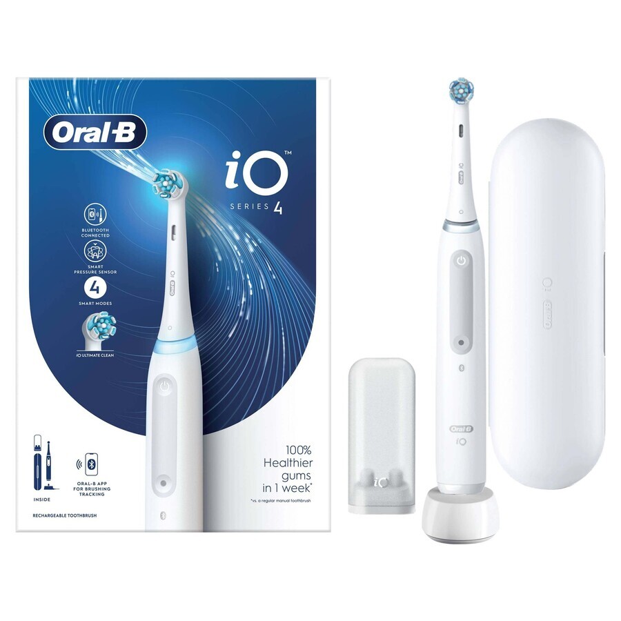 Oral B iO iO serie 4 wit 1×1 elektrische tandenborstel, elektrische tandenborstel