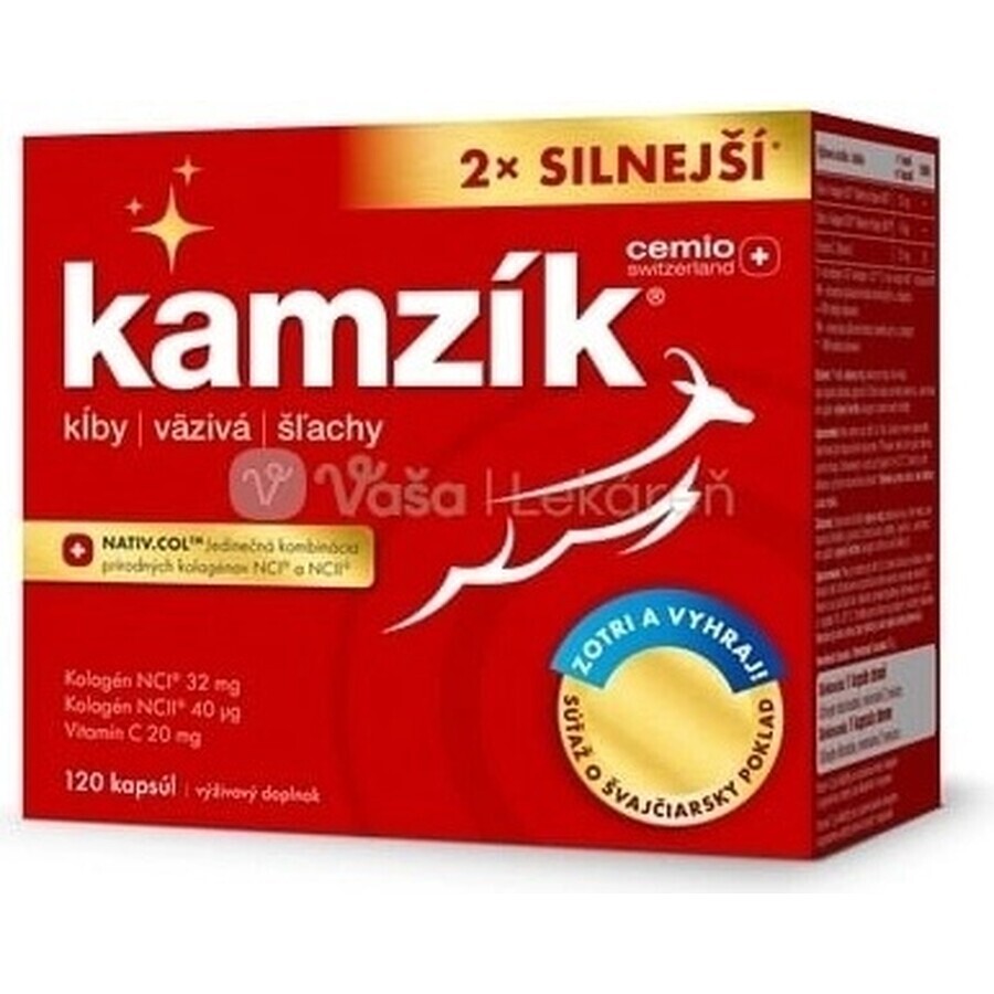 Cemio Kamzík 1×120 cps, voedingssupplement