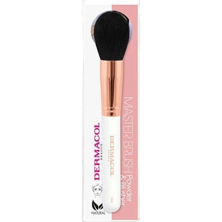 Dermacol Pinceau cosmétique RG D56 poudre et blush avec boîte 1×1 pcs, pinceau cosmétique