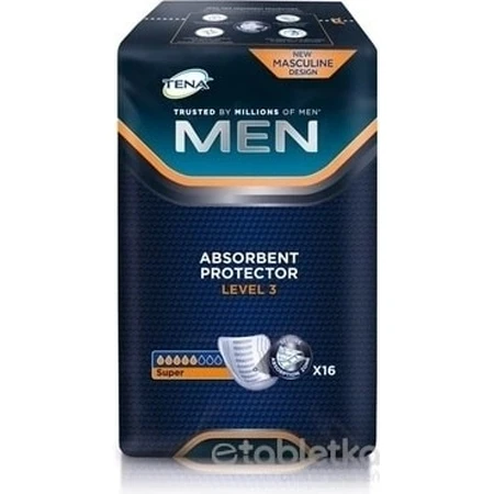 TENA Men Level 3 1×16 protections contre l'incontinence pour hommes